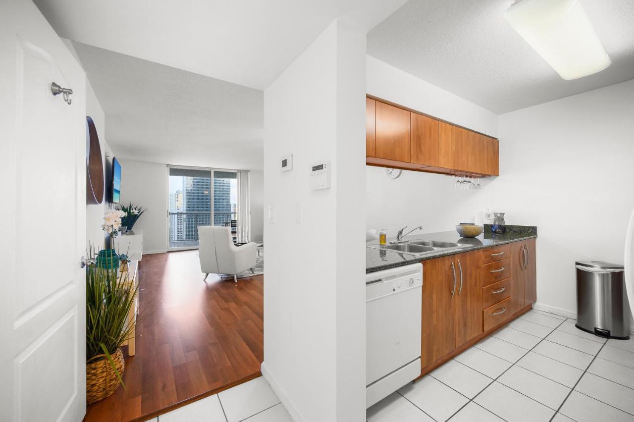 Luxurious 1Br High Rise Condo Brickell-Free Parking Miami Buitenkant foto